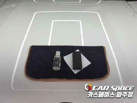파주 운정 싼타페 MX5 신차패키지 검수중 하자발견으로 수정 후 썬팅 블랙박스 PPF 유리막코팅 튜닝 / 파주시 와동동