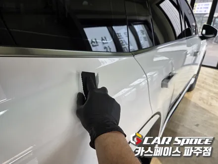 일산 아이오닉9 신차패키지 - 디테일검수, 레인보우 IS200 썬팅, PPF, 유리막코팅, 킹스텝 전동사이드스텝 설치장착 튜닝 시공 / 파주시 와동동