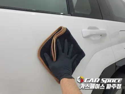 파주 운정 싼타페 MX5 신차패키지 검수중 하자발견으로 수정 후 썬팅 블랙박스 PPF 유리막코팅 튜닝 / 파주시 와동동