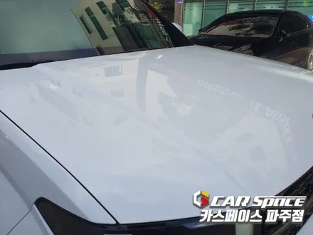 파주 운정 싼타페 MX5 신차패키지 검수중 하자발견으로 수정 후 썬팅 블랙박스 PPF 유리막코팅 튜닝 / 파주시 와동동