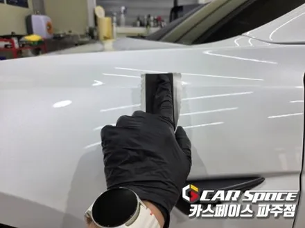 일산 파주 김포 테슬라 모델3 신차패키지 - 디테일검수, 레인보우 IS200 썬팅, PPF, 가죽시트 유리막코팅 튜닝 시공 / 파주시 와동동