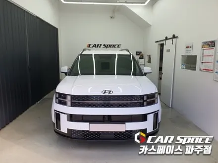 파주 운정 싼타페 MX5 신차패키지 검수중 하자발견으로 수정 후 썬팅 블랙박스 PPF 유리막코팅 튜닝 / 파주시 와동동