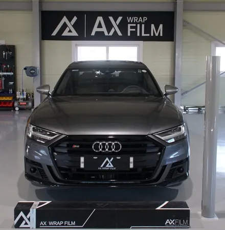 [나이퍼스] 시흥랩핑 아우디 S8 AX WRAP 서브 그레이 (PET) / 시흥시 월곶동