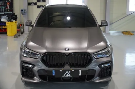 [나이퍼스] 시흥랩핑 BMW X6 사틴다크그레이 에이버리 전체랩핑 / 시흥시 월곶동