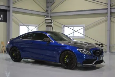[나이퍼스] 벤츠 c63amg 전체랩핑(사틴데저트옐로우) 시흥랩핑/인천랩핑/안산랩핑/서울랩핑/수원랩핑/광명랩핑/화성랩핑 / 시흥시 월곶동