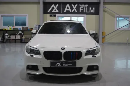 [나이퍼스] bmw 528i AX 필름 펄 화이트골드 전체랩핑 시공 / 시흥시 월곶동