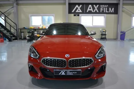 [나이퍼스] bmw z4컨버터블 고광도 샴페인골드 전체랩핑시공 AX필름 / 시흥시 월곶동