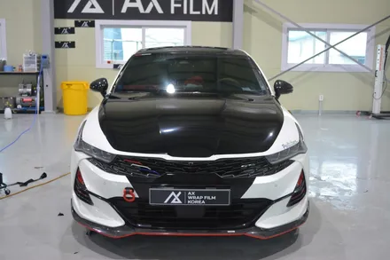 k5dl3 본넷데칼 고광도 피아노 블랙 pet ax 필름 시흥랩핑/안산랩핑/서울랩핑/인천랩핑/수원랩핑/화성랩핑 / 시흥시 월곶동