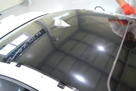 [나이퍼스] bmw 528i AX 필름 펄 화이트골드 전체랩핑 시공 / 시흥시 월곶동