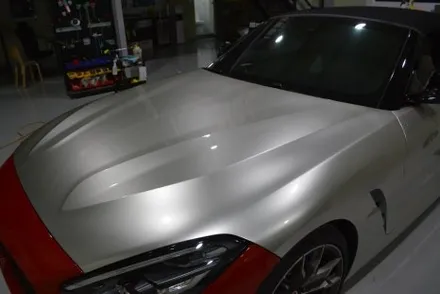 [나이퍼스] bmw z4컨버터블 고광도 샴페인골드 전체랩핑시공 AX필름 / 시흥시 월곶동