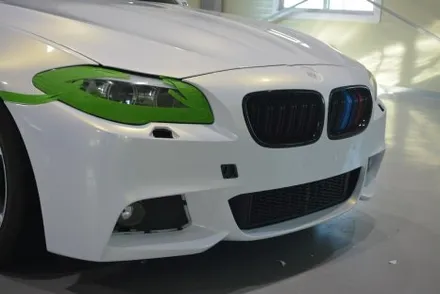 [나이퍼스] bmw 528i AX 필름 펄 화이트골드 전체랩핑 시공 / 시흥시 월곶동