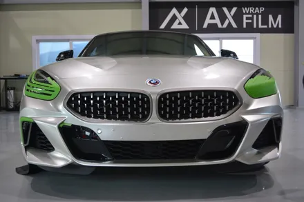 [나이퍼스] bmw z4컨버터블 고광도 샴페인골드 전체랩핑시공 AX필름 / 시흥시 월곶동