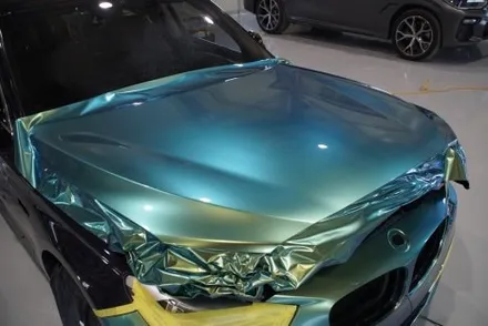 [나이퍼스]시흥랩핑 BMW 5GT AXWRAP 카멜레온 그린  전체랩핑 / 시흥시 월곶동