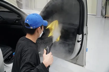 시흥랩핑 bmw 3시리즈  실내 우드 카본랩핑 m퍼포먼스데칼 / 시흥시 월곶동