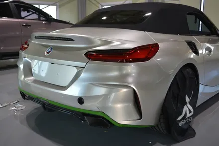 [나이퍼스] bmw z4컨버터블 고광도 샴페인골드 전체랩핑시공 AX필름 / 시흥시 월곶동