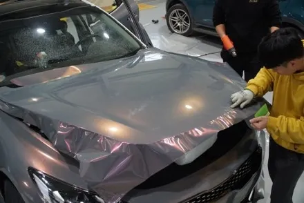 [나이퍼스] 스팅어 전체랩핑 (팬텀 그레이) 시공 시흥랩핑 / 시흥시 월곶동