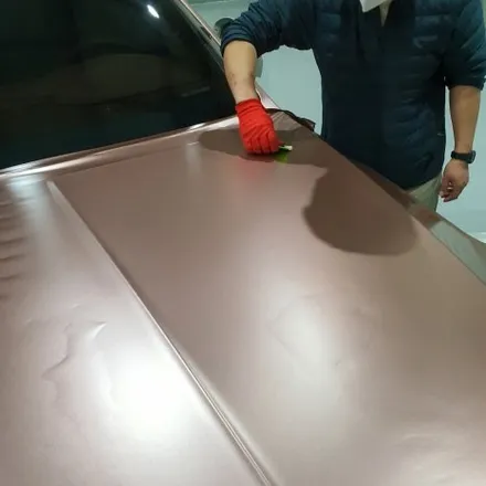 [나이퍼스] 벤틀리 뮬산 투톤랩핑 (사틴 로즈 골드)  시흥랩핑/인천랩핑/서울랩핑/안산랩핑/수원랩핑/광명랩핑 / 시흥시 월곶동