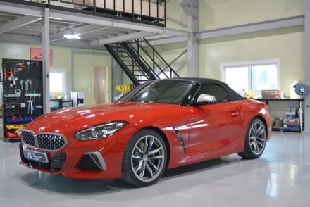 [나이퍼스] bmw z4컨버터블 고광도 샴페인골드 전체랩핑시공 AX필름 / 시흥시 월곶동