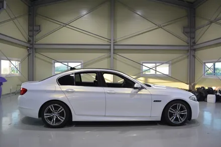 [나이퍼스] bmw 528i AX 필름 펄 화이트골드 전체랩핑 시공 / 시흥시 월곶동