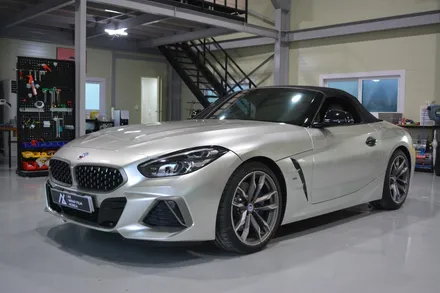 [나이퍼스] bmw z4컨버터블 고광도 샴페인골드 전체랩핑시공 AX필름 / 시흥시 월곶동