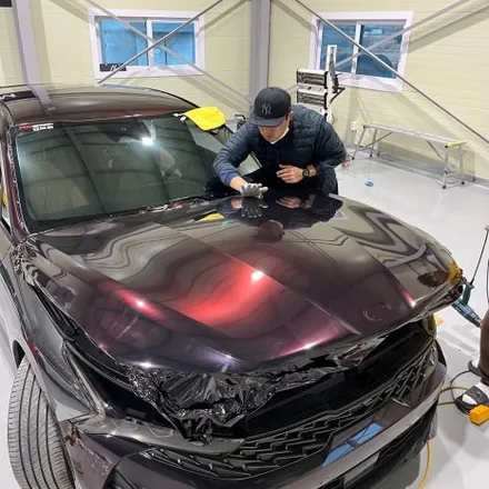 [나이퍼스] KIA K5 DL3 전체랩핑 (블랙 매직 레드) 시흥랩핑/인천랩핑/부천랩핑/광명랩핑 / 시흥시 월곶동