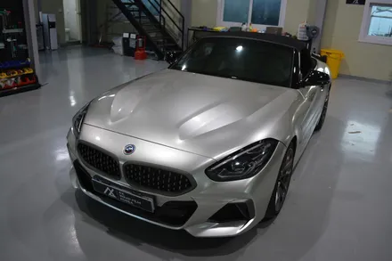 [나이퍼스] bmw z4컨버터블 고광도 샴페인골드 전체랩핑시공 AX필름 / 시흥시 월곶동