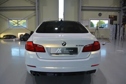 [나이퍼스] bmw 528i AX 필름 펄 화이트골드 전체랩핑 시공 / 시흥시 월곶동
