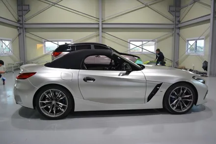 [나이퍼스] bmw z4컨버터블 고광도 샴페인골드 전체랩핑시공 AX필름 / 시흥시 월곶동