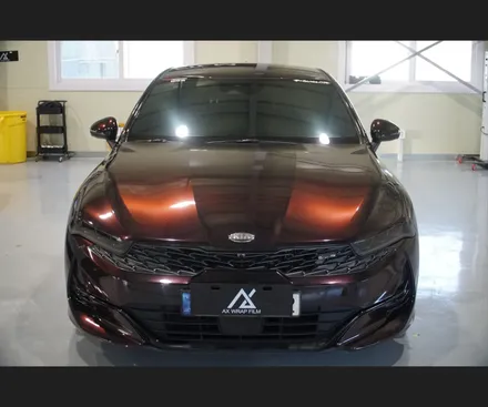 [나이퍼스] KIA K5 DL3 전체랩핑 (블랙 매직 레드) 시흥랩핑/인천랩핑/부천랩핑/광명랩핑 / 시흥시 월곶동