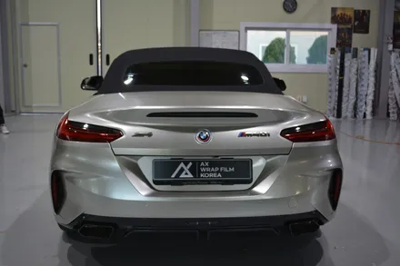 [나이퍼스] bmw z4컨버터블 고광도 샴페인골드 전체랩핑시공 AX필름 / 시흥시 월곶동