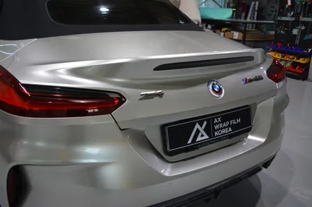 [나이퍼스] bmw z4컨버터블 고광도 샴페인골드 전체랩핑시공 AX필름 / 시흥시 월곶동