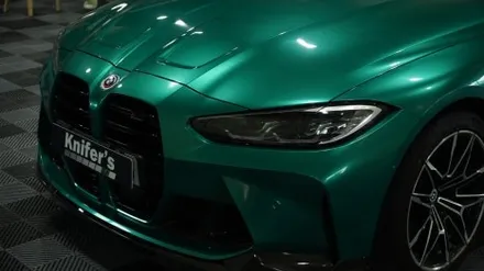 [나이퍼스] BMW M3 전체랩핑 (AX Film Isle of ManGreen) / 시흥시 월곶동