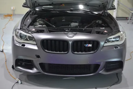[나이퍼스] bmw 528i 사틴다크그레이 3m ax필름 유광카본 사이드미러,손잡이 시흥랩핑/인천랩핑/서울랩핑/안산랩핑/광명랩핑/화성랩핑 / 시흥시 월곶동