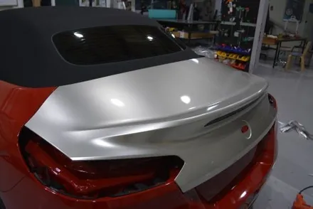 [나이퍼스] bmw z4컨버터블 고광도 샴페인골드 전체랩핑시공 AX필름 / 시흥시 월곶동