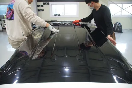 기아 쏘렌토 루프스킨 스포일러(Ax film 피아노 블랙)시공 시흥랩핑 / 시흥시 월곶동