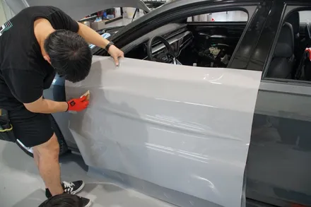 [나이퍼스] 시흥랩핑 아우디 S8 AX WRAP 서브 그레이 (PET) / 시흥시 월곶동