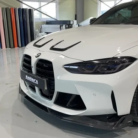 [나이퍼스] 시흥랩핑 BMW M4 데칼 시공 (AX PET Piano Black) / 시흥시 월곶동