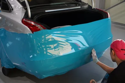 [나이퍼스] 시흥랩핑 재규어 XJ AX WRAP 마이애미 블루 (PET) / 시흥시 월곶동