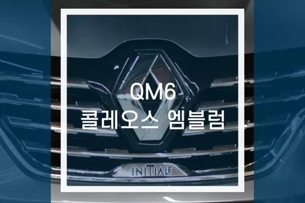 QM6 콜레오스 엠블럼 / 용인,동탄,수원,광교
