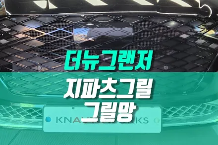 더뉴 그랜저 IG 번호판 하단 이동 지파츠그릴 그릴망 세트 튜닝 / 용인,동탄,수원,광교