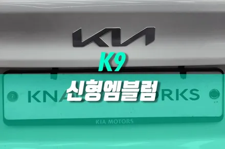 구형마크 삭제 신형 기아로고 K9 엠블럼 교체 튜닝 / 용인,동탄,수원,광교