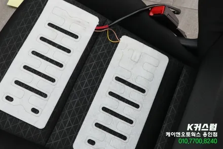 22년 더 뉴 모닝 운전석 조수석 열선시트, 가죽 시트 커버 교체 / 용인,동탄,수원,광교
