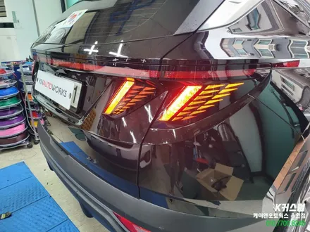 신형 투싼 NX4 순정 LED 테일램프 브레이크등 교체 작업 / 용인,동탄,수원,광교