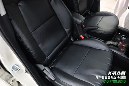 22년 더 뉴 모닝 운전석 조수석 열선시트, 가죽 시트 커버 교체 / 용인,동탄,수원,광교