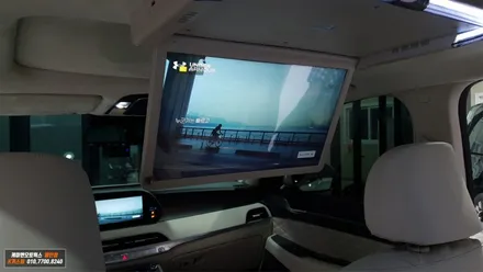 팰리세이드 비클시네마 천장모니터 시공 :: 패밀리카 옵션 / 용인,동탄,수원,광교