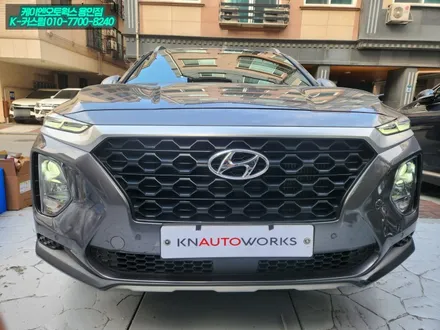 싼타페 TM LED 전조등 교체, 엑셀라이트 골드라벨 합법인증 헤드램프 / 용인,동탄,수원,광교