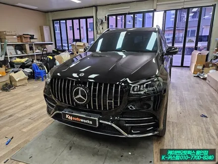 넓어진 후방 시야 벤츠 GLS580 옵틱글래스 광각미러 AMG 스타일 세로그릴 시공 / 용인 농서동