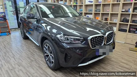 {존슨썬팅 강동구 성내점} BMW X4 신차 썬팅, 블랙박스, 보조배터리 설치