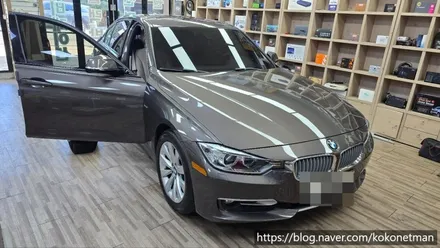 {존슨썬팅 강동구 성내점} BMW 3 시리즈 순전 모니터 고장으로  안드로이드 올인원 교체