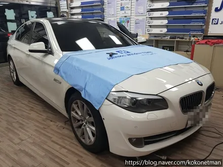 {존슨썬팅 강동구 성내점} BMW 520D 썬팅 재작업, 블랙박스 설치